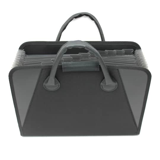 C-Line® Expanding File With Handles, Black
